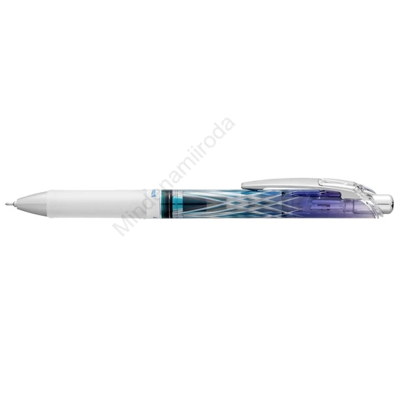 Rollertoll zselés 0,5mm, tűhegyű Pentel EnerGelX,Kiriko Edition, Lattice írásszín kék