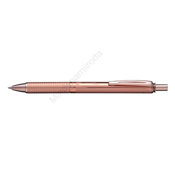 Rollertoll 0,35mm, fém rosegold test, Pentel Energel BL407PG-A, írásszín kék