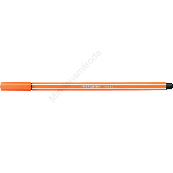 Rostirón, filctoll 1mm, M STABILO Pen 68 halvány narancssárga