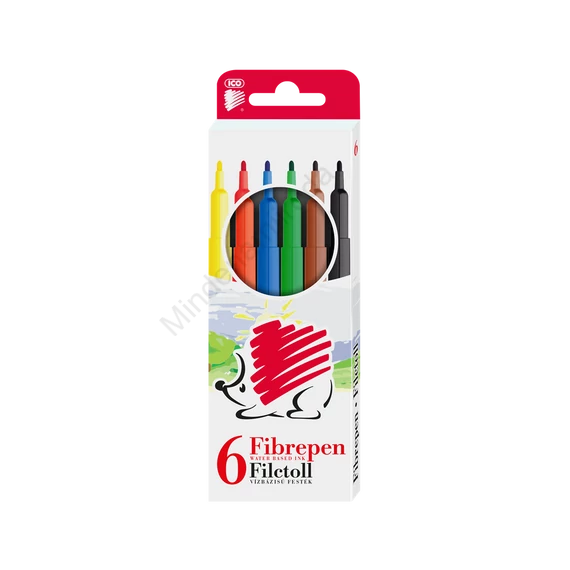 Rostirón, filctoll vízbázisú Süni Ico 300 6 klf.szín