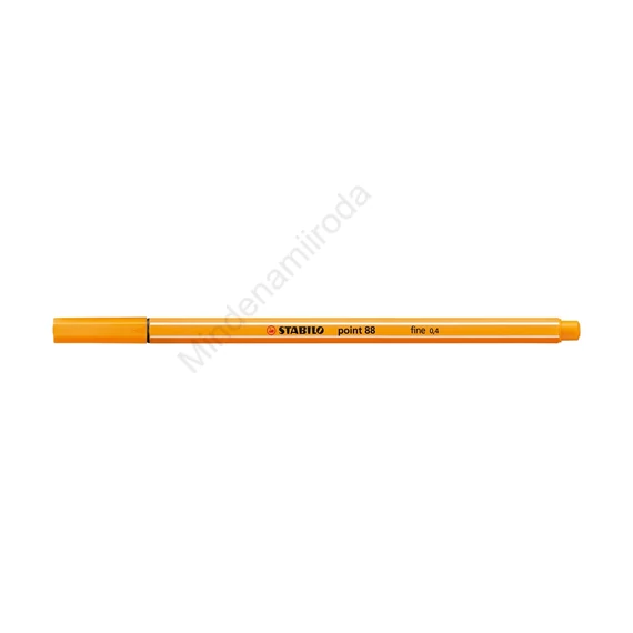 Rostirón, tűfilc 0,4mm, STABILO Point 88 narancs