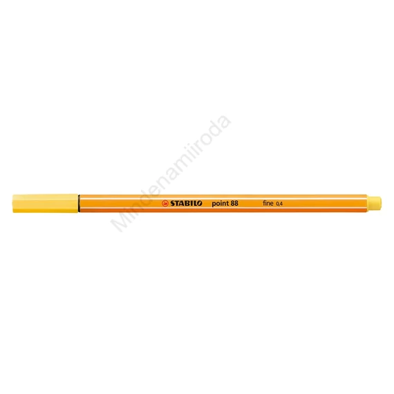 Rostirón, tűfilc 0,4mm, STABILO Point 88 sárga