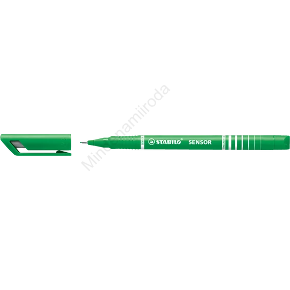 Rostirón, tűfilc 0,3mm, STABILO Sensor zöld