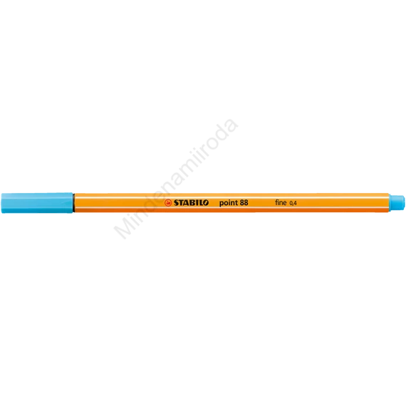 Rostirón, tűfilc 0,4mm, STABILO Point 88 azúrkék