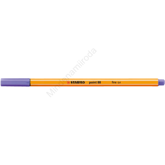 Rostirón, tűfilc 0,4mm, STABILO Point 88 halvány lila