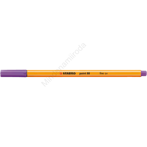 Rostirón, tűfilc 0,4mm, STABILO Point 88 sötétlila