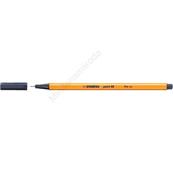 Rostirón, tűfilc 0,4mm, STABILO Point 88 szürke