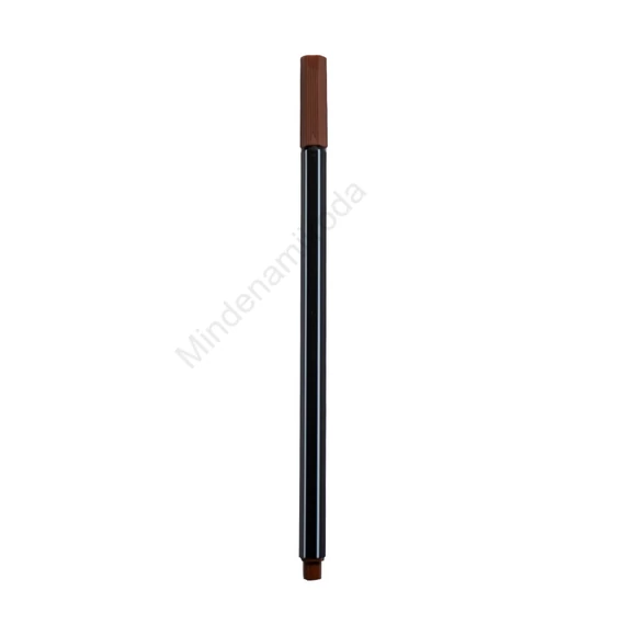 Rostirón, tűfilc vízbázisú, 0,4mm, hatszögletű, barna