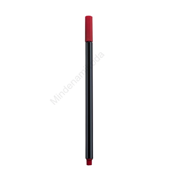 Rostirón, tűfilc vízbázisú, 0,4mm, hatszögletű, piros