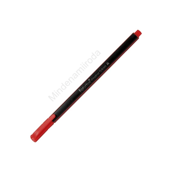 Rostirón, tűfilc vízbázisú, 0,4mm, Foroffice piros