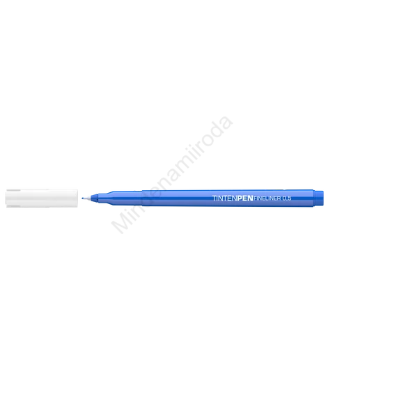 Rostirón, tűfilc vízbázisú, 0,5mm, kerek test, Tinten Pen Ico kék