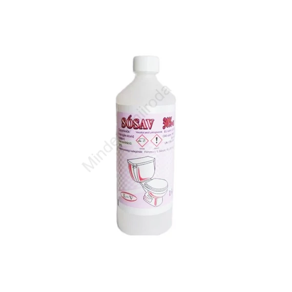 Sósav ipari 30 %-os 1 liter