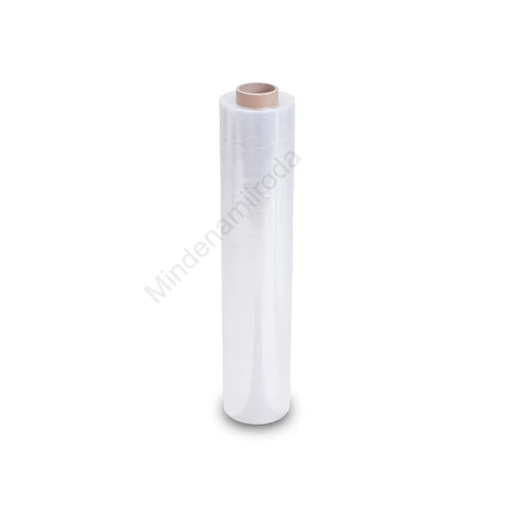 Strechfólia nyújtható EXTRA ERŐS, 5 rétegű, kézi 50cm, 2,15kg, 12 micron 350 méter átlátszó EcoFoil Super Power