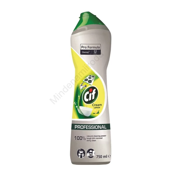 Súrolókrém 750 ml Cif Professional Cream Lemon