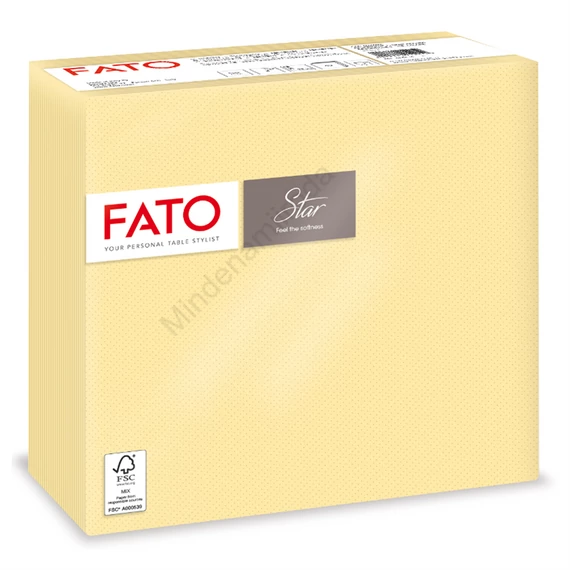 Szalvéta 2 rétegű 38 x 38 cm 40 lap/cs Fato Star pezsgő_82990100