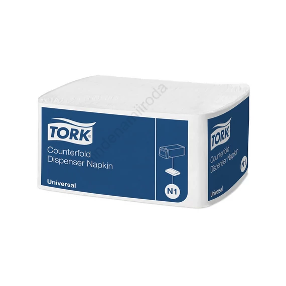 Szalvéta adagolóba 300 szál/csomag 24 csomag/karton N1 Counterfold Tork_10935 fehér