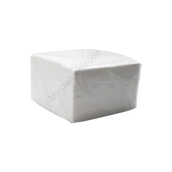 Szalvéta éttermi 1 rétegű 16,5 x 16,5 cm 600 lap/csomag hófehér_00281A