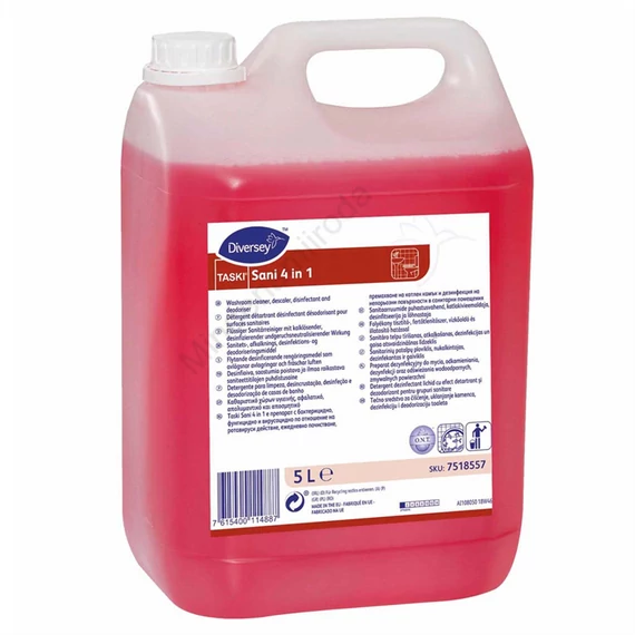 Szanitertisztító 5 liter Sani 4in1 Plus Taski