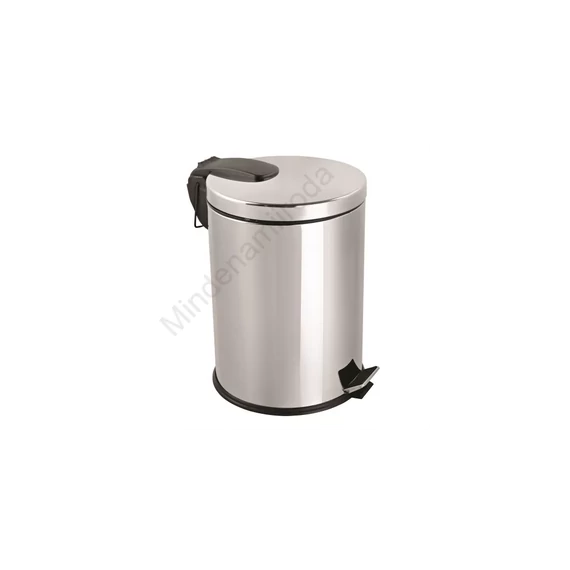 Szemetes kuka pedálos rozsdamentes acél 40 literes_DM0108