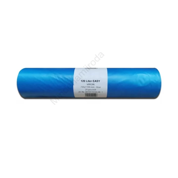 Szemeteszsák 135 liter 70 x 110 cm 18 mikron 25 db/tekercs kék