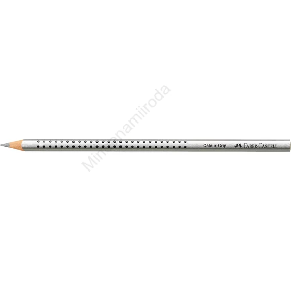 Színes ceruza háromszögletű GRIP Faber-Castell metál ezüst