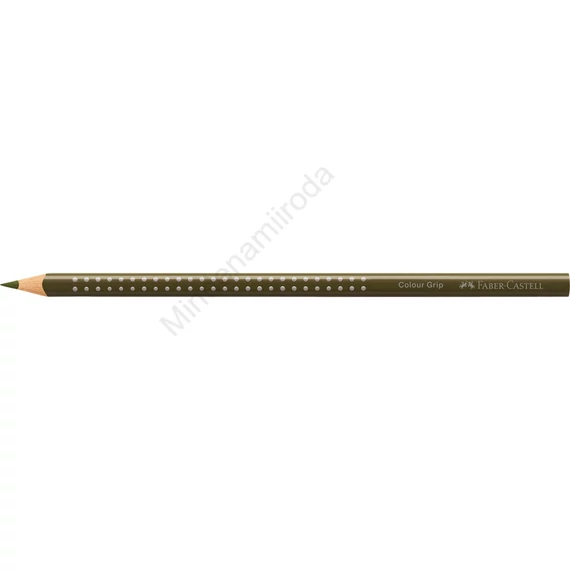 Színes ceruza háromszögletű GRIP Faber-Castell olivazöld