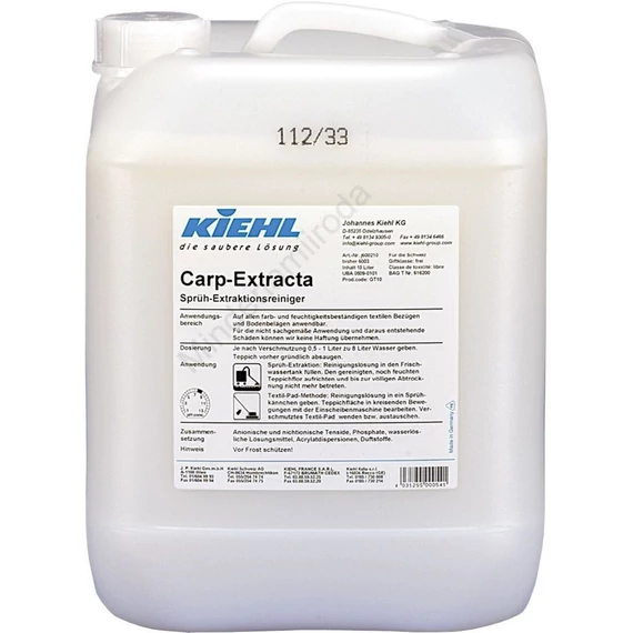 Szőnyegtisztító gépi 10 liter Carp-Extracta Kiehl