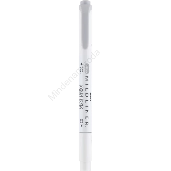 Szövegkiemelő 1,0/3,5 mm, kétvégű Zebra Mildliner Cool & Refined szürke