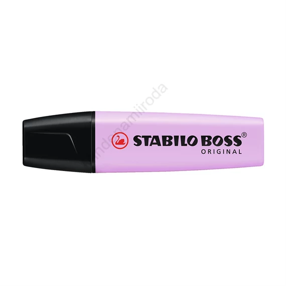 Szövegkiemelő 2-5mm, vágott hegyű, STABILO Boss original Pastel orgona