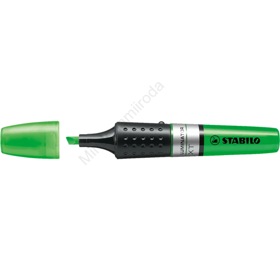 Szövegkiemelő 2-5mm, hengeres test Stabilo Luminator zöld