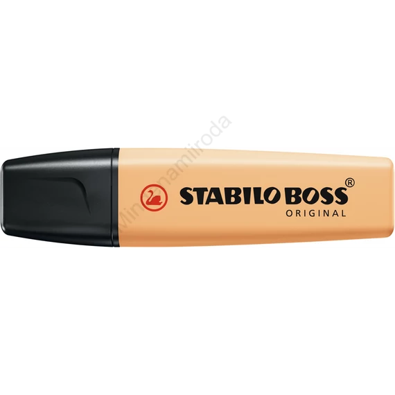 Szövegkiemelő 2-5mm, vágott hegyű, STABILO Boss original Pastel fakó narancs