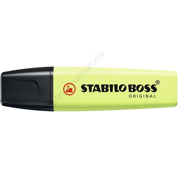 Szövegkiemelő 2-5mm, vágott hegyű, STABILO Boss original Pastel lime
