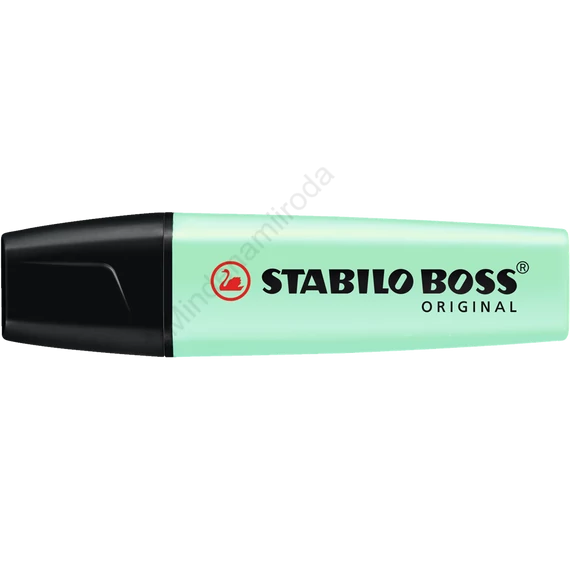 Szövegkiemelő 2-5mm, vágott hegyű, STABILO Boss original Pastel menta