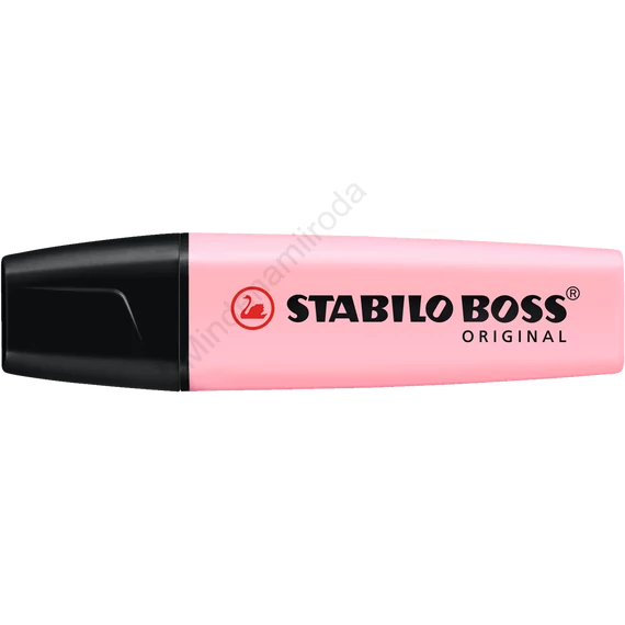 Szövegkiemelő 2-5mm, vágott hegyű, STABILO Boss original Pastel pink