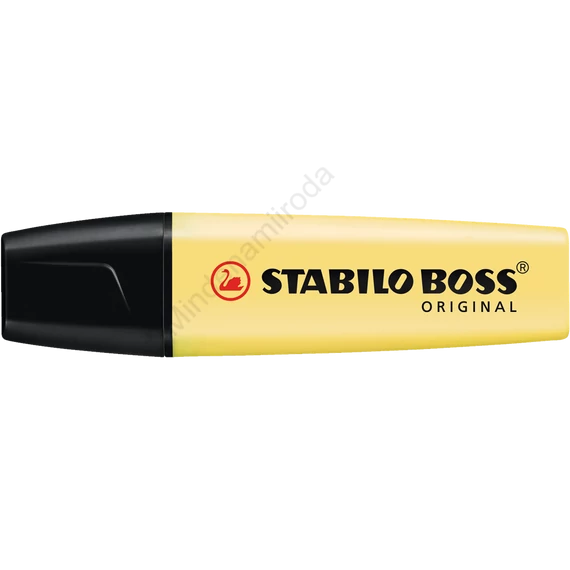 Szövegkiemelő 2-5mm, vágott hegyű, STABILO Boss original Pastel vanília