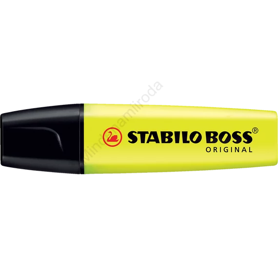 Szövegkiemelő 2-5mm, vágott hegyű, STABILO Boss original sárga