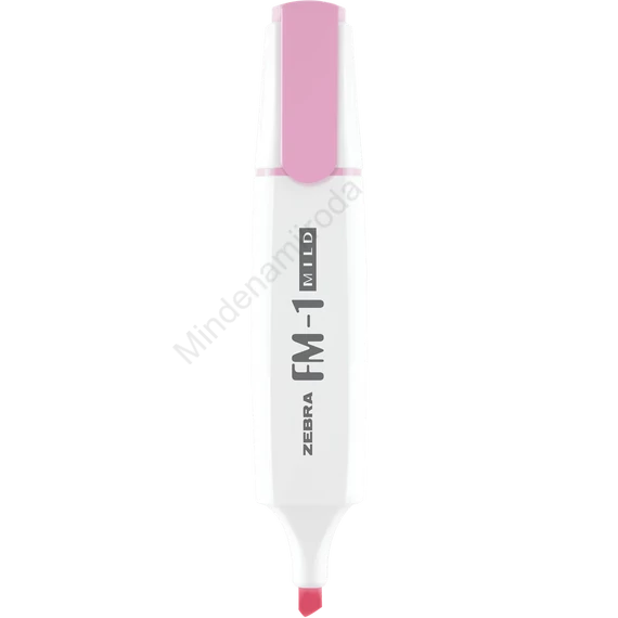 Szövegkiemelő 3,5 mm, Zebra FM-1 Mild, rózsaszín