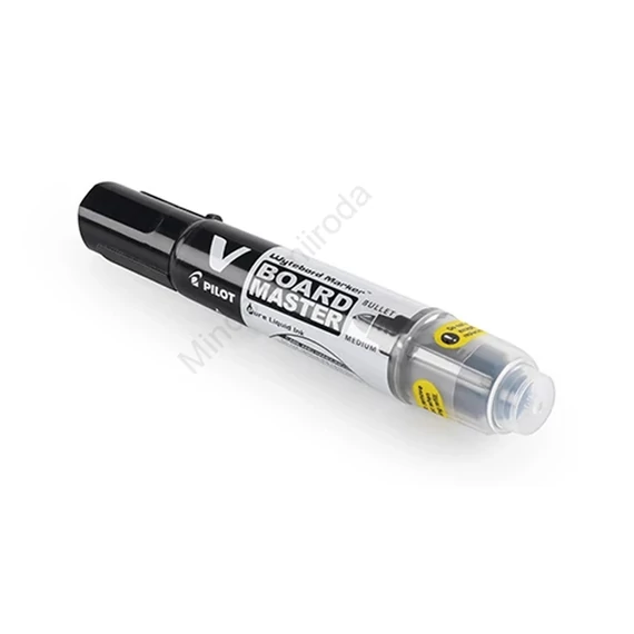 Táblamarker 2,3mm, kerek hegyű, utántölthető medium V-Board Pilot fekete