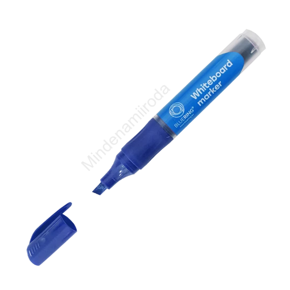 Táblamarker 2,2-5,2mm, vágott hegyű, cserélhető betétes, Bluering kék