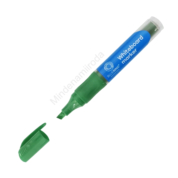 Táblamarker 2,2-5,2mm, vágott hegyű, cserélhető betétes, Bluering zöld
