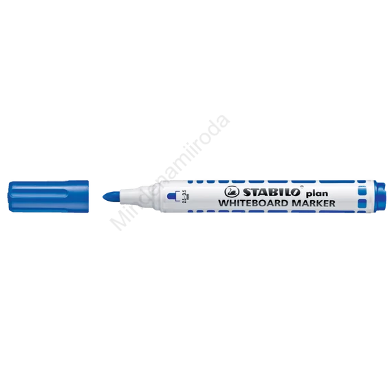 Táblamarker 2,5-3,5mm, kerek hegyű, Stabilo Plan 641/41 kék