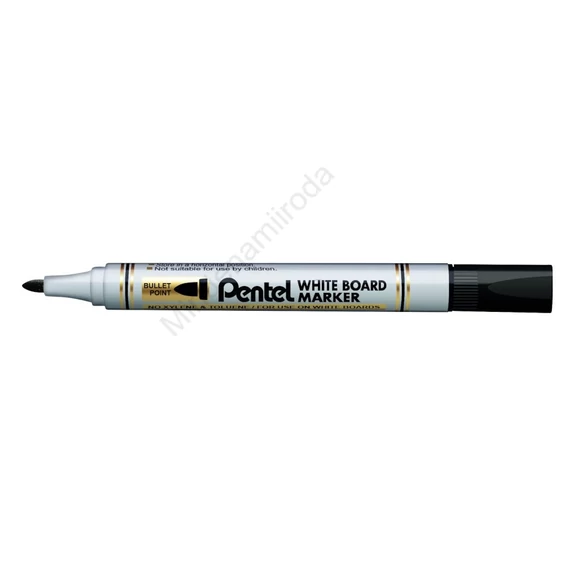 Táblamarker 2mm, kerek, Pentel fekete