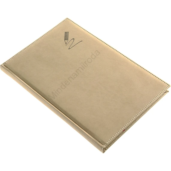 Tárgyalási napló Bolero B/5, fehér lapokkal drapp Realsystem