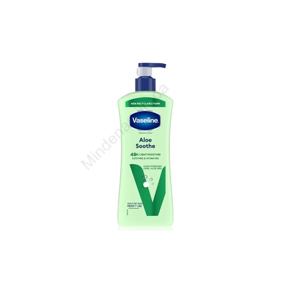 Testápoló 600 ml Vaseline Aloe Smoothe