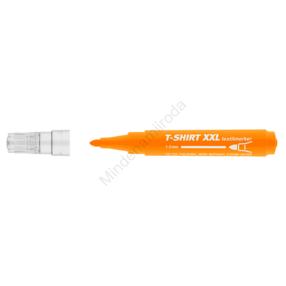 Textilmarker 1-3 mm kerek ICO T-SHIRT XXL narancssárga