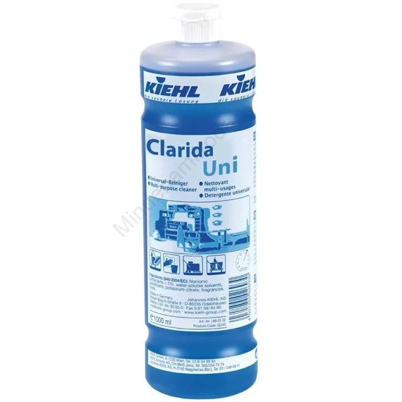 Tisztítószer koncentrátum univerzális 1 liter Clarida Uni Kiehl