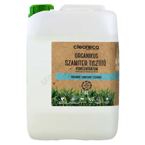 Tisztítószer konyhai és fürdőszobai 5 liter organikus Cleaneco