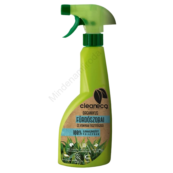 Tisztítószer konyhai és fürdőszobai szórófejes 500 ml organikus Cleaneco