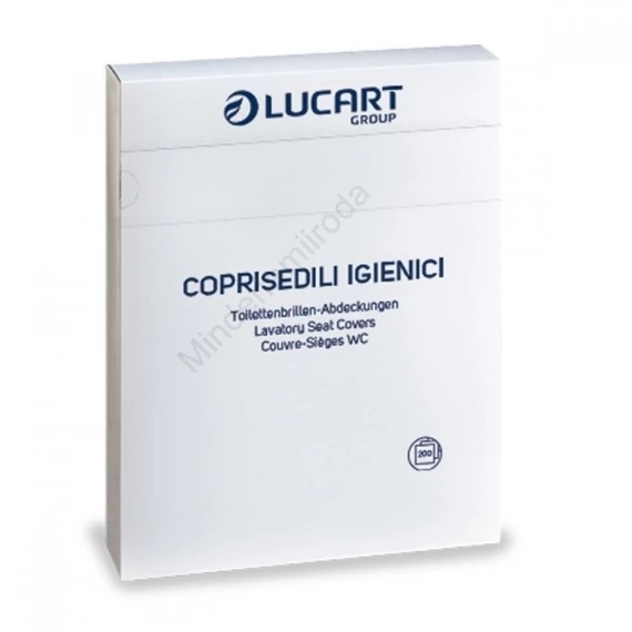 Toalettülőke takaró papír 200 lap/csomag Lucart_893001U fehér