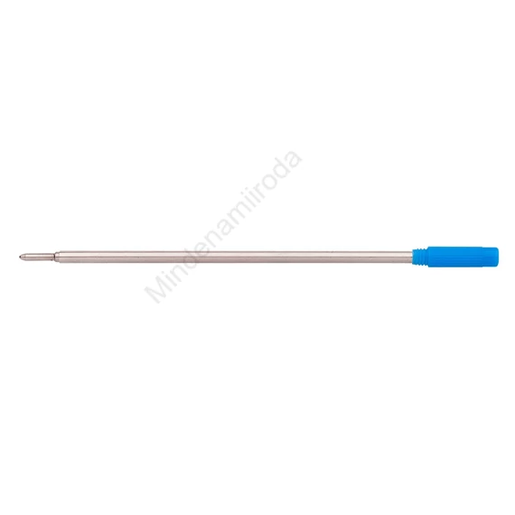 Tollbetét csavaros 0,8mm, fém ügyféltollhoz, írásszín kék
